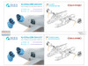 QTSQT72031 1:72 Quinta Studio Ka-52 Ka-52M Hokum Exhaust (QTS/DRM kit)