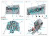 QTSQD72208 1:72 Quinta Studio 3D Decal - MiG-25RB/RBT Foxbat (ICM kit)