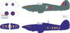 EDUJX343 1:32 Eduard Mask - Sea Hurricane Mk.IIc Markings & National Insignia (REV kit)