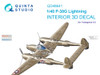 QTSQD48641 1:48 Quinta Studio 3D Decal - P-38G Lightning (HAS kit)