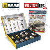 AMM7902 AMMO by Mig Solutions Box Mini - WW2 German DAK Vehicles Winter Colors and Weathering System