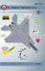 BMA48051 1:48 Bullseye Model Aviation Decals - F-15A F-15C Eagle Stencils