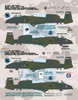 BMA48054 1:48 Bullseye Model Aviation Decals - A-10A Thunderbolt II 'Big Ass Warthog Sheet'