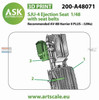 ASKA48071 1:48 ASK/Art Scale SJU-4 Ejection Seat with Seatbelts [for AV-8B+ Harrier II] (UMA kit)