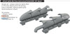 EDU672440 1:72 Eduard Brassin Spitfire Mk.V Three-Stacks Exhaust Fishtail (EDU kit)