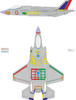 EDUEX1156 1:48 Eduard Mask - F-35A Lightning II RAM Coating Early (ITA kit)