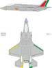 EDUEX1157 1:48 Eduard Mask - F-35A Lightning II RAM Coating Late (ITA kit)