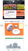 EDU6481163 1:48 Eduard Brassin - Beaufighter Mk.VI Wheels (REV kit)