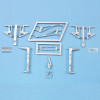 SAC48483 1:48 Scale Aircraft Conversions - Hs129B-2 Hs129B-3 Landing Gear (TAK kit)