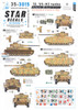 SRD353015 1:35 Star Decals: 12-SS Hitlerjugend Tanks - PzKpfw IV Ausf H and J
