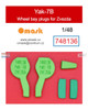 OMK748136 1:48 Omask Wheel Bay Plugs - Yak-7B (ZVE kit)