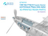 QTSQT48143 1:48 Quinta Studio Yak-7 Yak-9 Propeller Rachet & Exhaust Pipes Late (ZVE kit)