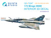 QTSQD72247R 1:72 Quinta Studio 3D Decal - Mirage 2000D + Resin (MDV kit)