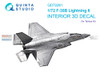 QTSQD72261 1:72 Quinta Studio 3D Decal - F-35B Lightning II (TAM kit)