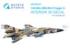 QTSQD48457 1:48 Quinta Studio 3D Decal - MiG-23ML Mig-23MLD Flogger (TRP kit)