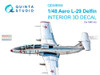 QTSQD48604 1:48 Quinta Studio 3D Decal - L-29 Delfin (AMK kit)