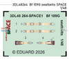 EDU3DL48264 1:48 Eduard SPACE - Bf109G Seatbelts