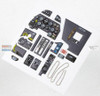 RFSQS48023 1:48 Red Fox Studio Instrument Panels - Bf109K-4 (EDU kit)