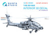 QTSQDS48668 1:48 Quinta Studio 3D Decal - AH-64A Apache (TRP kit) Small Version