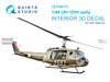 QTSQD48670 1:48 Quinta Studio 3D Decal - UH-1D/H Early Huey (ZIM/KTH kit)