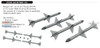 EDU672450 1:72 Eduard Brassin AIM-7M Sparrow Missile Set
