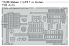 EDU32499 1:32 Eduard PE - Meteor F.8 / FR.9 Air Brakes (REV kit)