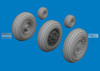 EDU6481164 1:48 Eduard Brassin - Harrier Wheels (UMA kit)