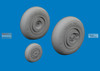 EDU6481159 1:48 Eduard Brassin - Hs129B Wheels (TAK kit)