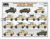 AOA35012 1:35 AOA Decals - JLTV #1: M1278 US Marines & US Army