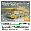 DEFDD48002 1:48 DEF Decal - Panzer IV Ausf.H Late / Ausf.J Early Zimmerit Coating Water Slide Decal Sheet