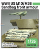 DEFDM35159 1:35 DEF Model WW2 M10 Wolverine M36 Jackson Sandbag Front Armor (TAM kit)