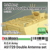 DEFDM35160 1:35 DEF Model ROK Army AS1729 Double Antenna Set