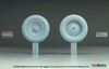DEFDW30076 1:35 DEF Model WW2 German Sd.Kfz.250 Sagged Front Wheel Set #1