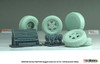 DEFDW35184 1:35 DEF Model German Wolf SSA Armored Vehicles Sagged Wheel Set #2