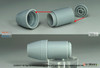 DEFDZ48012 1:48 DEF Model F-20 Tigershark GE F404 Nozzle Closed (FMK kit)