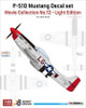 DEFJD48008 1:48 DEF Model Jeight Design - Movie Collection #12 Light Edition P-51 Mustang Set