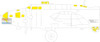 EDUEX1166 1:48 Eduard Mask - B-17F Flying Fortress (REV kit)