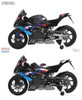 MNGMT009 1:9 Meng BMW M 1000 RR Motorcycle