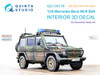 QTSQD35178R 1:35 Quinta Studio 3D Decal - Mercedes-Benz Wolf SSA + Resin (NEV kit)