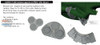 EDU6481193 1:48 Eduard Brassin - P-40K Warhawk Radiators Upgrade Set (EDU kit)