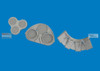 EDU6481193 1:48 Eduard Brassin - P-40K Warhawk Radiators Upgrade Set (EDU kit)