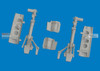 EDU6481192 1:48 Eduard Brassin - P-40K Warhawk Undercarriage Legs (EDU kit)