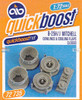 QBT72735 1:72 Quickboost B-25H B-25J Mitchell Cowlings & Cooling Flaps Closed Set (HAS kit)