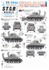 SRD353066 1:35 Star Decals: US 741st Tank Battalion - Omaha Beach M4A1 Sherman M4A1 Dozer