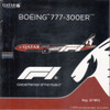 NGM73096 1:400 NG Model Qatar Airways B777-300ER Reg #A7-BEG 'Formula 1' (pre-painted/pre-built)