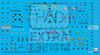 HADE321012 1:32 HAD Models Decals - F-14Tomcat Helmet & Dress Sewing Markings for VF-33 VF-51 VF-74 VF-103 VF-114 VF-124 VF-142 VF-191 VF-201 VF-211 VF-213