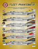 BMA48057 1:48 Bullseye Model Aviation Decals - F-4N Phantom II 'Fleet Phantoms IX'