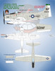BMA48058 1:48 Bullseye Model Aviation Decals - Carrier Air Wing 5 USS Hancock 1967 (A-4C A-4E F-8E A-1H)