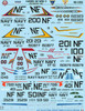 BMA48058 1:48 Bullseye Model Aviation Decals - Carrier Air Wing 5 USS Hancock 1967 (A-4C A-4E F-8E A-1H)