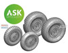 ASKA72042 1:72 ASK/Art Scale Me262 Wheels Set (ARM kit)